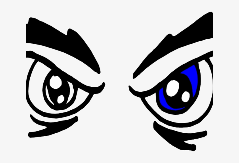 Angry Eye Cartoon Png, transparent png #9748423