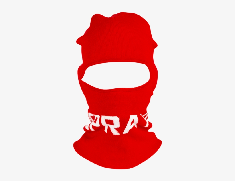 Red Sprayground Logo Ski Mask - Carmine, transparent png #9748465