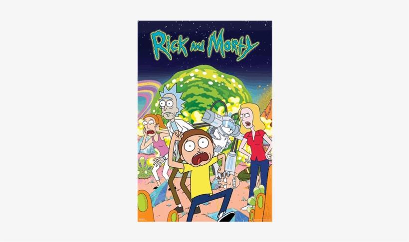 Rick And Morty - Rick Y Morty Poster, transparent png #9748541