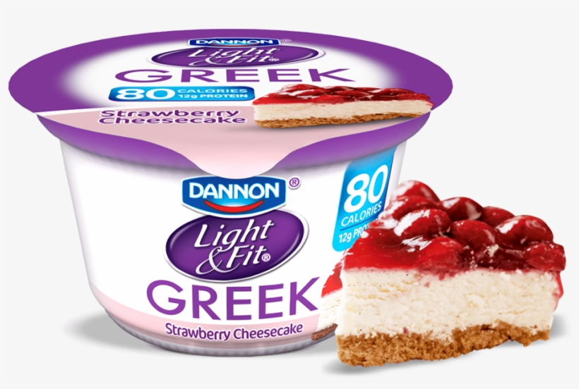 Strawberry Cheesecake Greek Yogurt - Greek Yogurt Strawberry Banana, transparent png #9748704