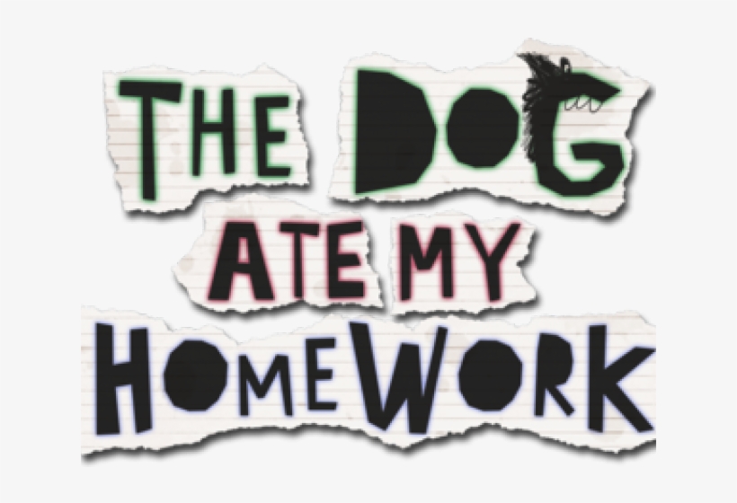 Dog Ate My Homework Logo, transparent png #9749185