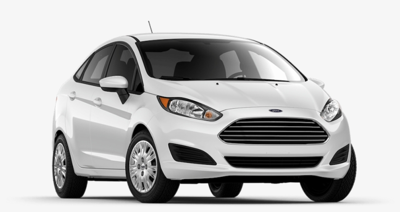 White 2019 Ford Fiesta On White - 2019 Ford Fiesta Sedan, transparent png #9749230
