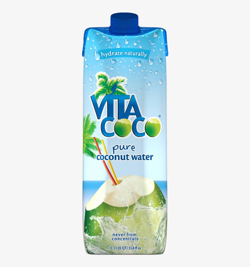 Vita Coco Natural - Vita Coco Coconut Water 1l, transparent png #9749512