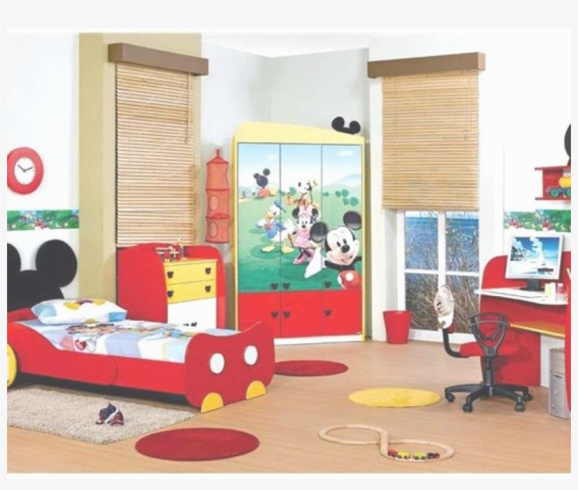 Mickey Mouse Clubhouse Bedroom Set With Com - Bedroom Sets Little Boys, transparent png #9749652