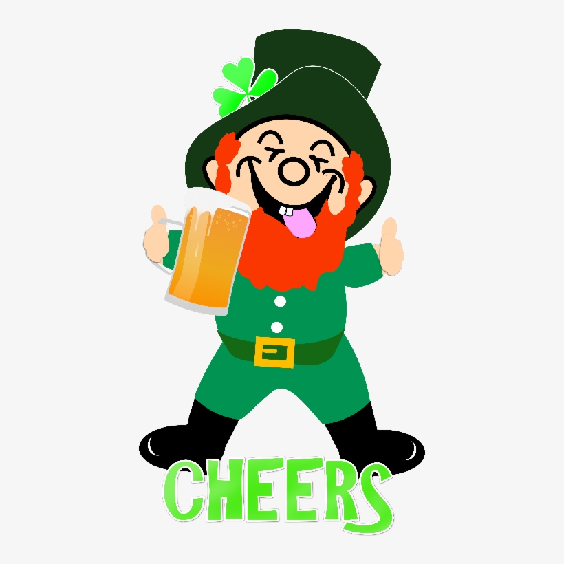 Browse Irish Gifts By Designmarketshop Zippi - Leprechaun Cheers, transparent png #9749908