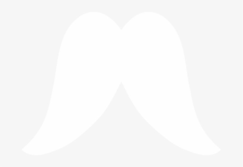 Leave A Reply Cancel Reply - White Mustache Black Background, transparent png #9749936