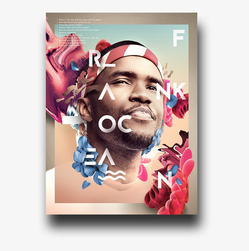 Graphic Design Digital Art Frank Ocean Kendrick Lamar - Poster, transparent png #9750084