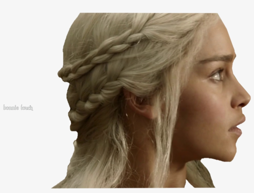 Coiffure Khaleesi Game Of Throne - Girl, transparent png #9751517