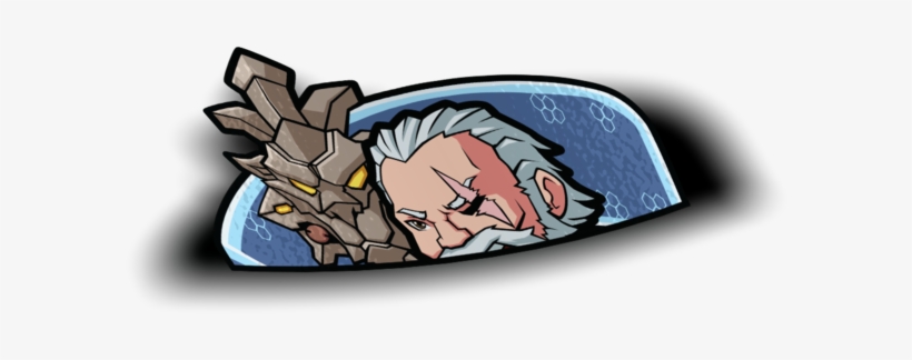 Reinhardt Stonehardt Peeker Sticker - Illustration, transparent png #9751549