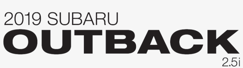 2019 Subaru Outback - Graphics, transparent png #9751555