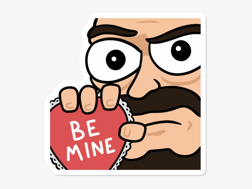 Danno Valentines Day Special Edition Sticker Sticker, transparent png #9751580