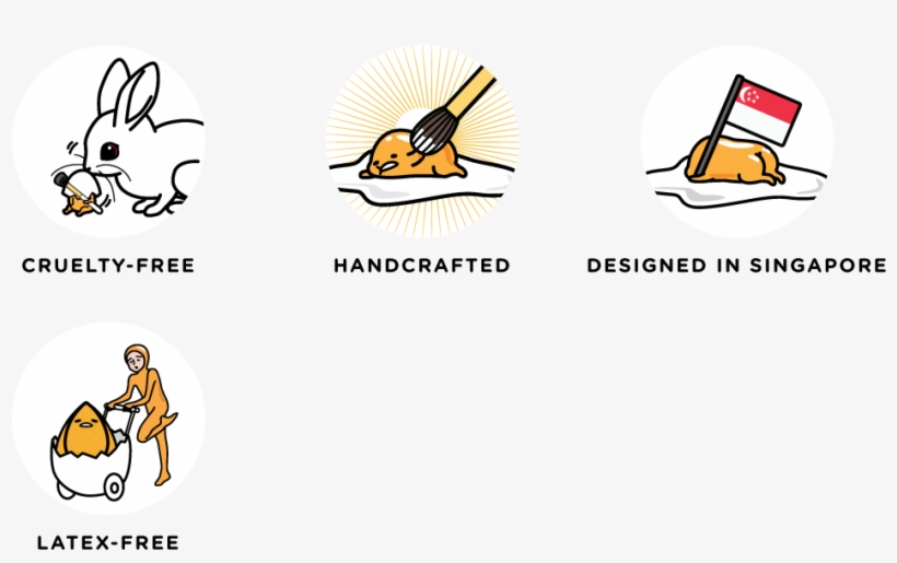 This Limited Edition Gudetama Sponge Expands In Size - Cartoon, transparent png #9751586