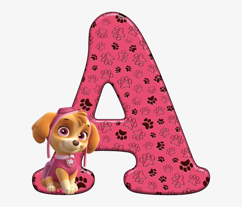 - Alfabeto - Patrulha Canina - Alfabeto Patrulha Canina Skye, transparent png #9752943