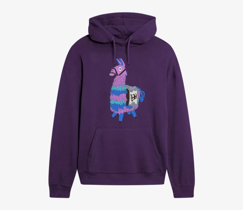 Game Didcot - Purple Llama Fortnite Hoodie, transparent png #9753050