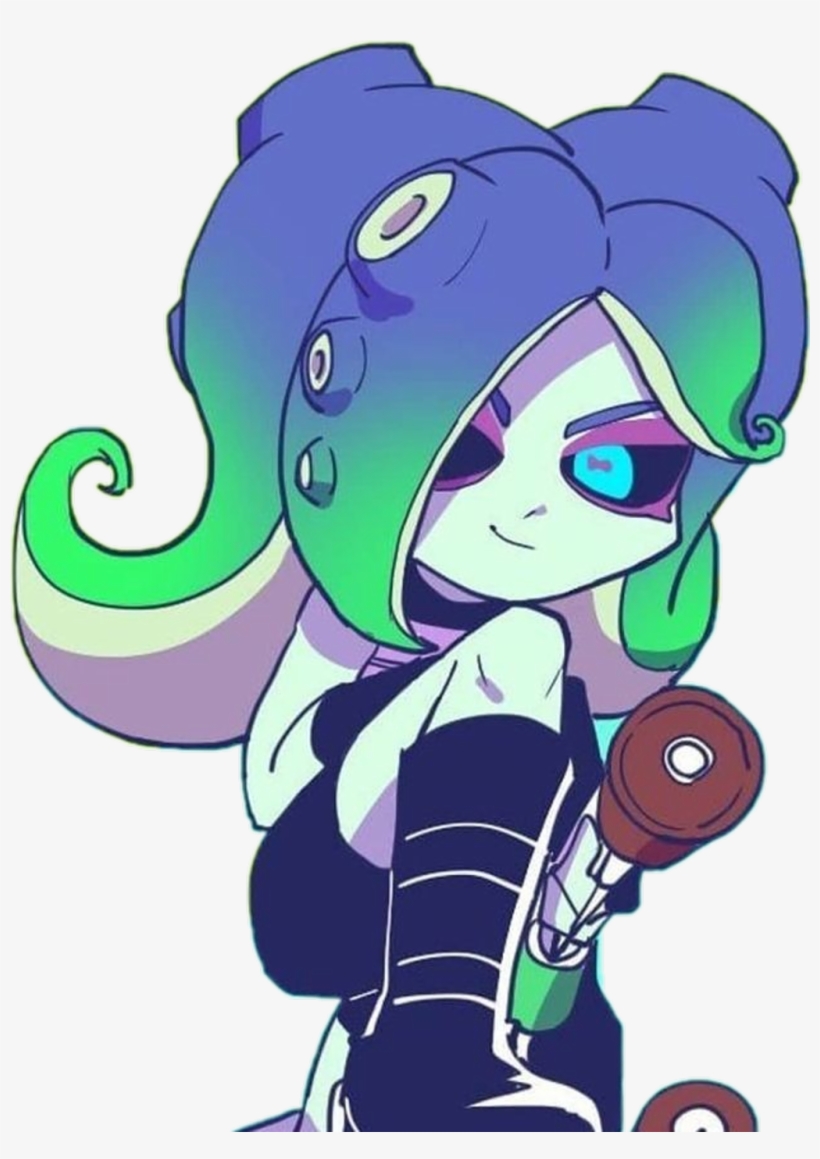 #splatoon #splatoon2 #octoling #octolinggirl #cute - Cute Octoling, transparent png #9753629