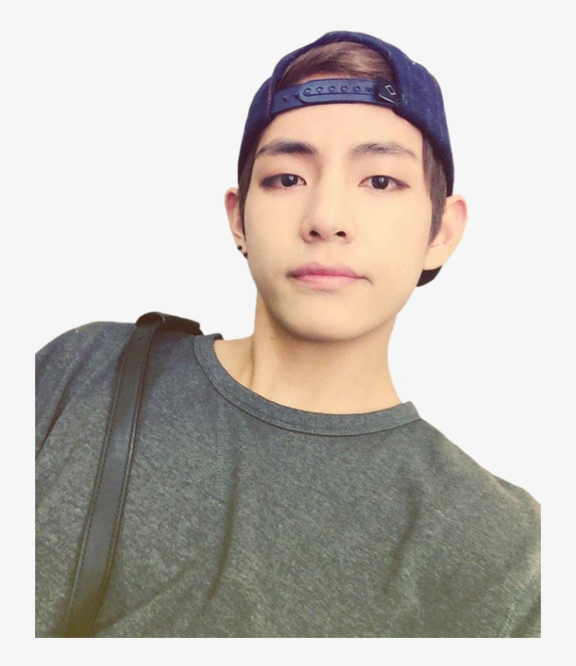 Transparent Kpop Transparent V Selfies For The Lovely - Taehyung Selca, transparent png #9753778