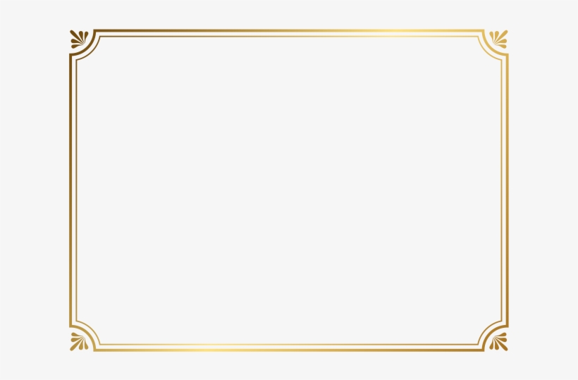 Golden Frame - Brass, transparent png #9754786