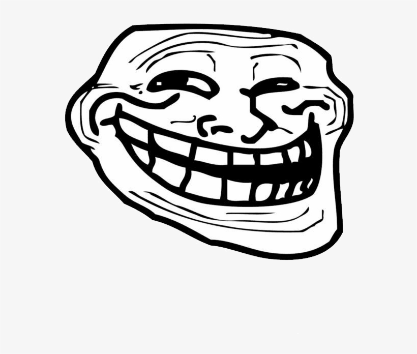 Memes Png - Troll Face Cut Out, transparent png #9754824