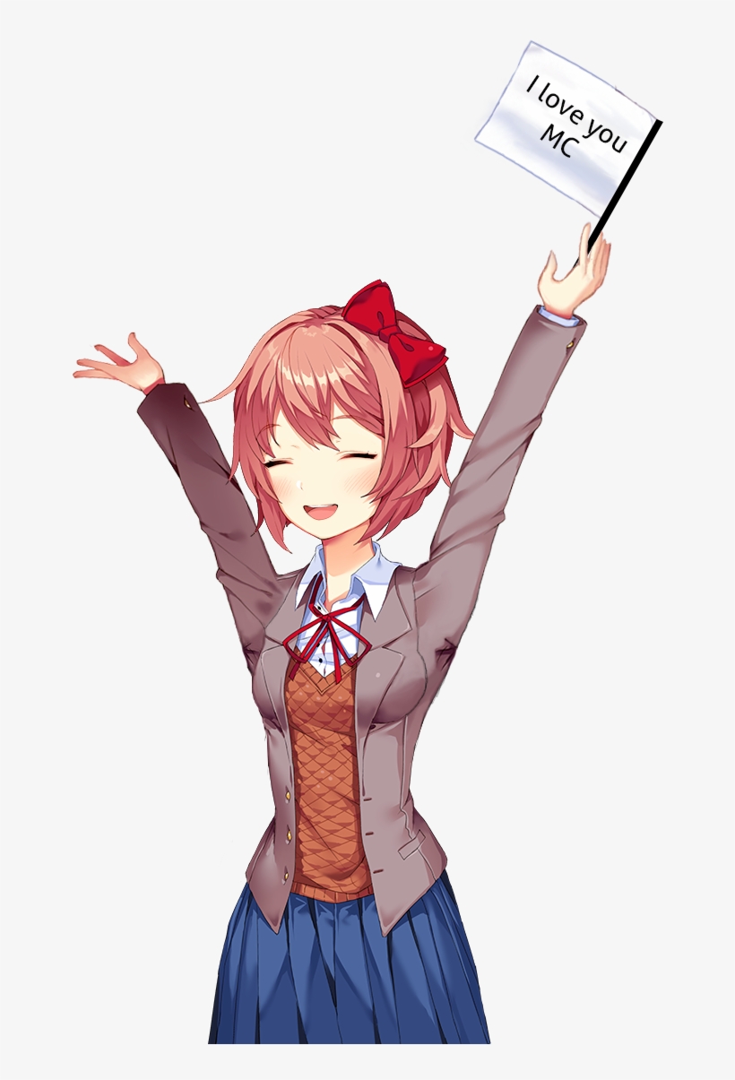 Https - //i - Redd - It/kz1tmo1k5lg21 - Ddlc Sprite, transparent png #9754907