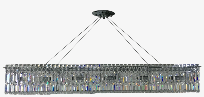 Quot Gocce Modern String Shade Crystal Rectangular - Ceiling, transparent png #9755440