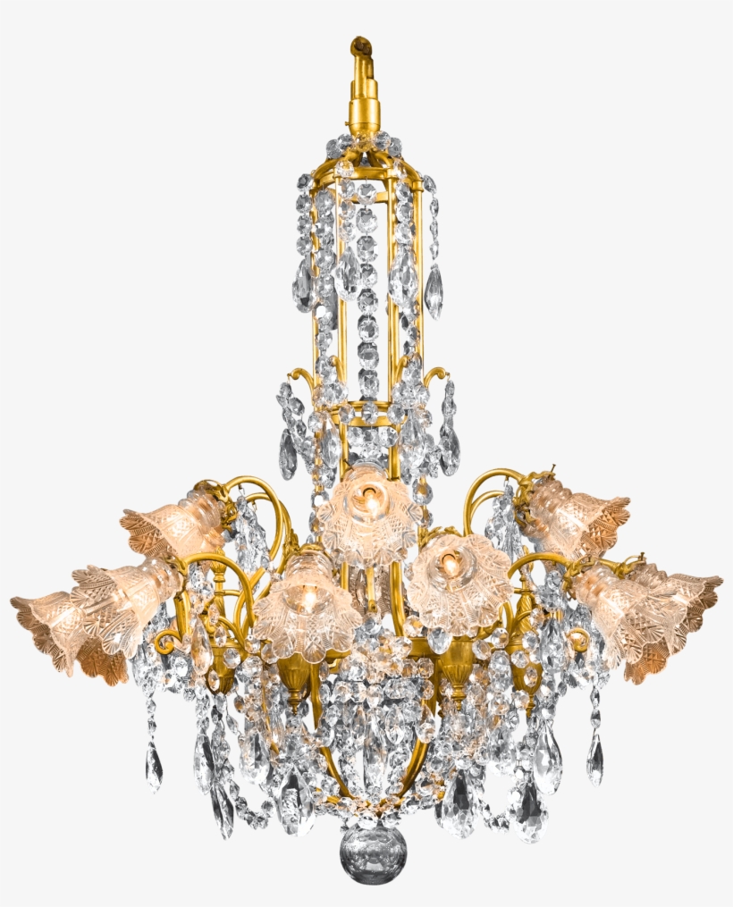 Baccarat Crystal Chandelier - Transparent Chandelier Png, transparent png #9755510