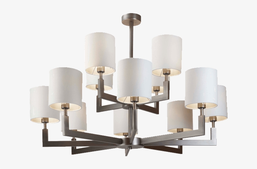 Twelve Light Chandelier - Chandelier, transparent png #9755599