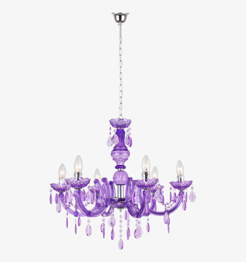 The Copy Of Images & Data Is Forbidden - Purple Chandelier Png, transparent png #9755886