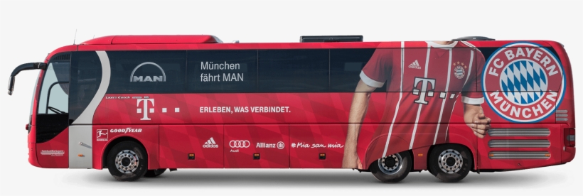 Our Team Buses - Fc Bayern Munich, transparent png #9756322