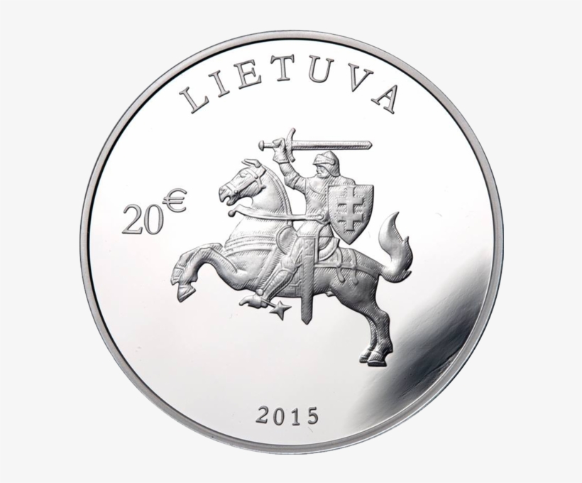 Lt 2015 20euro Independence A - 20 Lithuanian Silver, transparent png #9757239