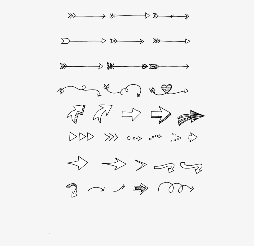 Medium Image - Hand Drawn Arrow Png Free, transparent png #9757510