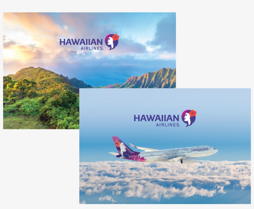Hawaiian Airlines E-gift Cards - Hawaiian Air New Livery, transparent png #9757714
