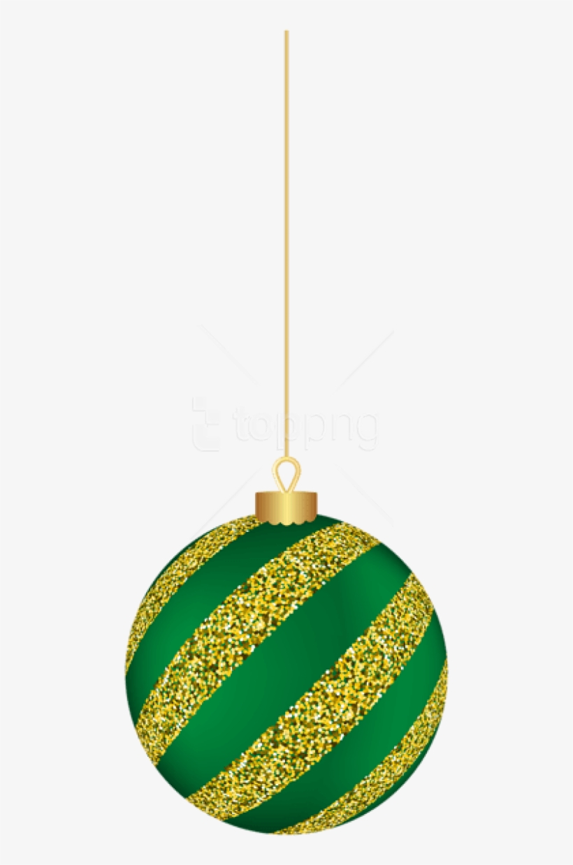 Free Png Christmas Hanging Ball Green Png - Christmas Green Hanging Balls Png, transparent png #9758560