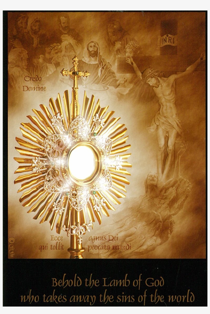 Adoration Prayer Card - Portrait Of Our Lord, transparent png #9759465