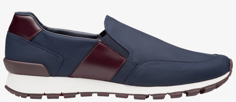 Nylon And Rubberized Calf Leather Slip-on Shoes - Slip-on Shoe, transparent png #9759563