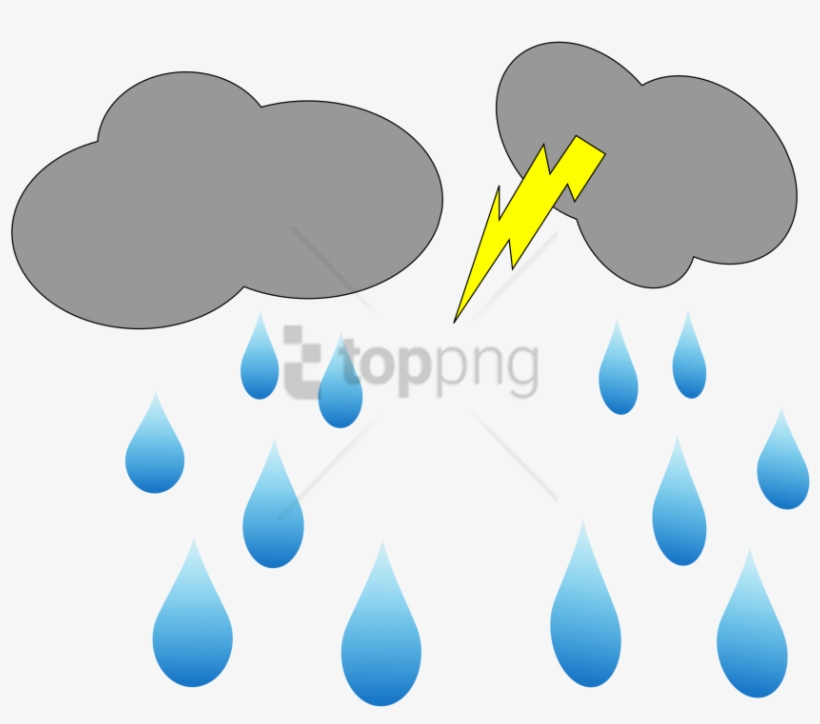 Free Png Rain Cloud Clipart Png Png Image With Transparent - Rain Animation, transparent png #9760049