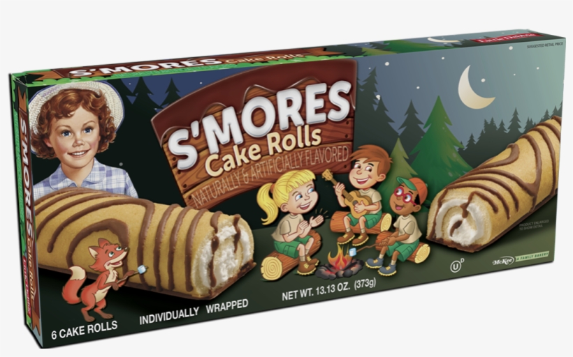 Little Debbie S Mores Cake Rolls, transparent png #9760273