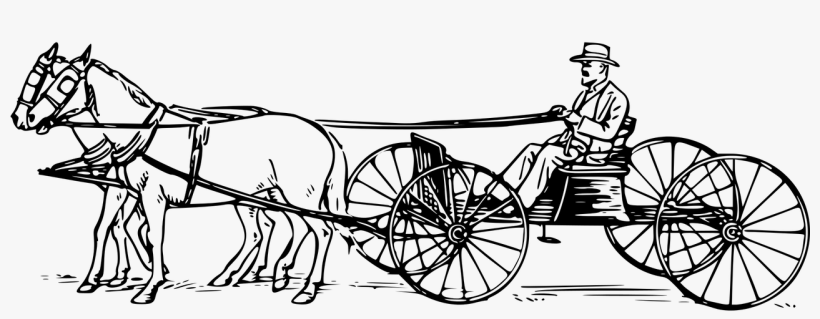 Horse And Carriage Shop - Horse Coloring Pages, transparent png #9761921
