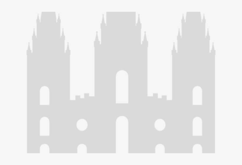 Temple Clipart Lds - Illustration, transparent png #9762061