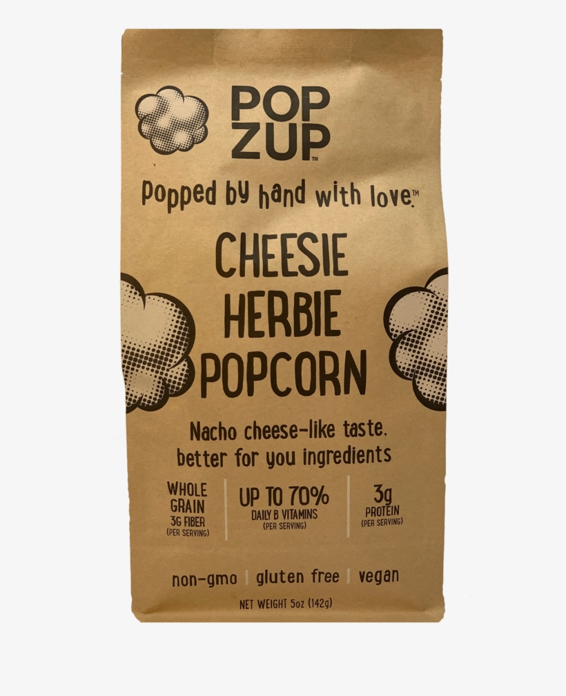 3 Cheesie Herbie Popcorn Bags - Poster, transparent png #9763005
