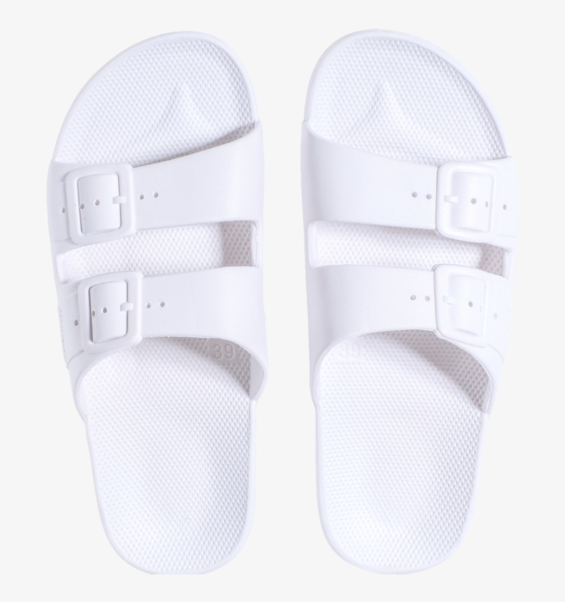 Freedom Moses Adult Slides White Cool Kids Slides By - Slipper, transparent png #9763090