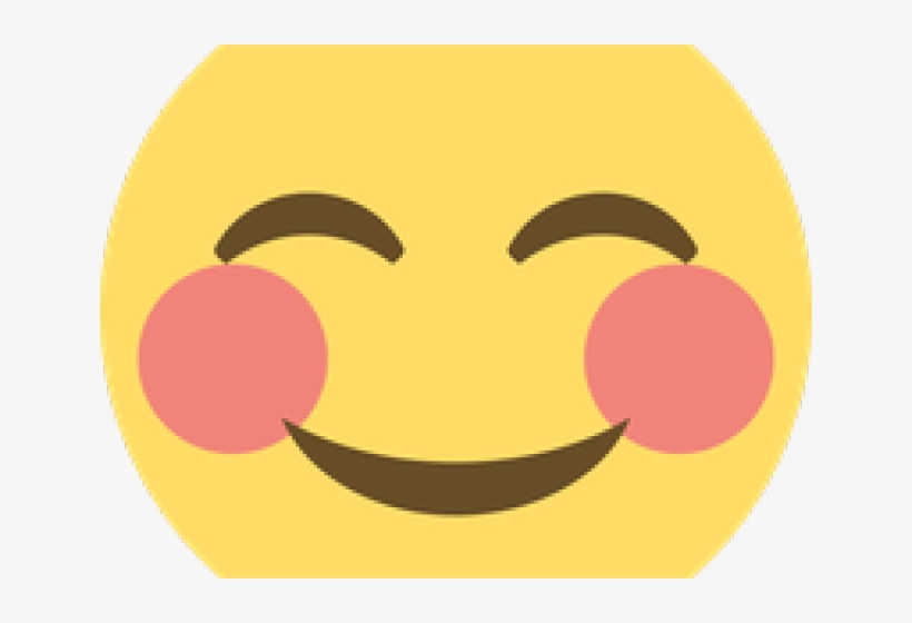 Blushing Emoji Clipart Embaressed - Smiley Face Emoji No Background, transparent png #9763638