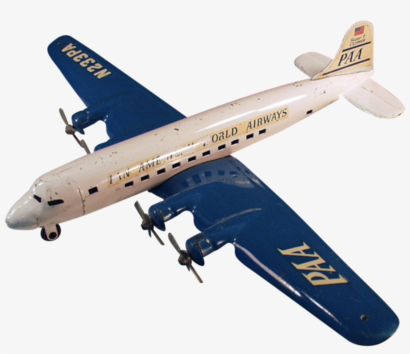Vintage Marx Airplane - Model Aircraft, transparent png #9763961