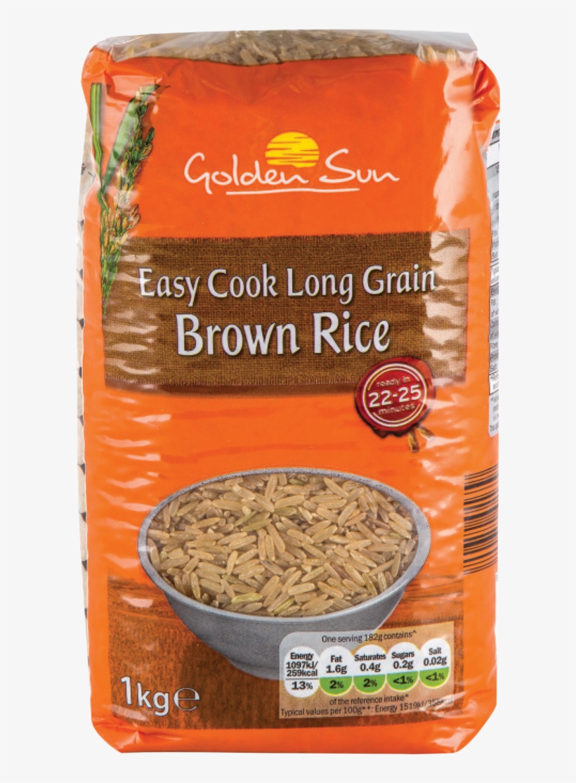 Golden Sun Easy Cook Brown Rice - Emmer, transparent png #9764071