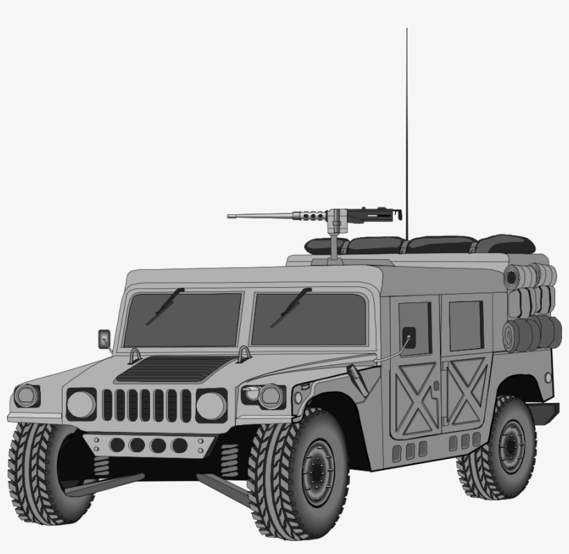 Hummer 01 Png - Humvee Clipart, transparent png #9764150