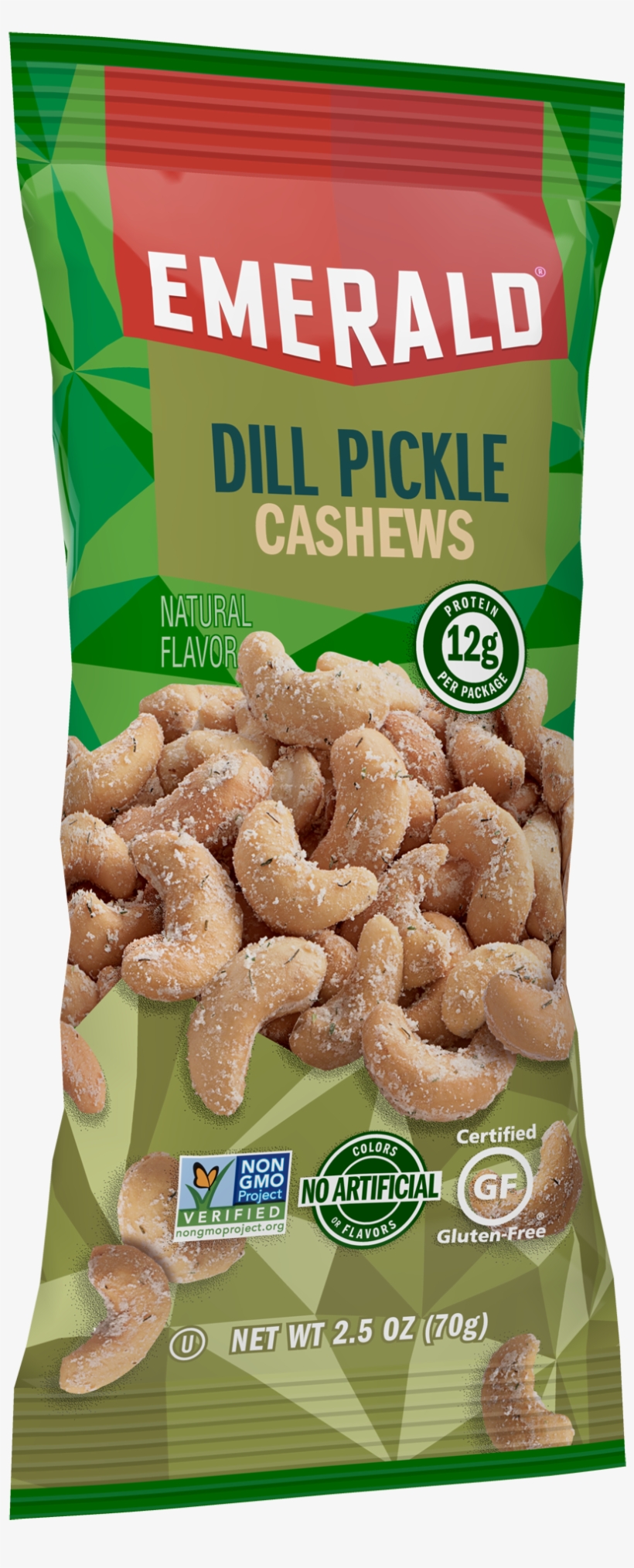 Emerald Nuts, Dill Pickle Cashews, - Emerald Dill Pickle Cashews Tube 1.25 Oz, transparent png #9765366