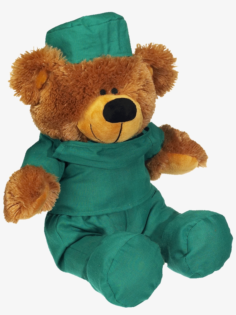 Embroider Buddy® Doctor Scrub Bear - Doctor Teddy Bear Png, transparent png #9765881