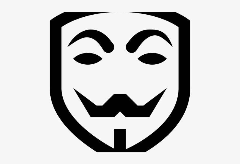 Anonymous Clipart Guy Fawkes Mask - Anonymous Transparent, transparent png #9765935
