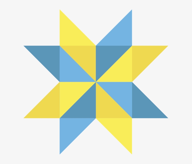 Silesian Quilt Templates For Patchwork And Quilting - Graphic Design, transparent png #9766287