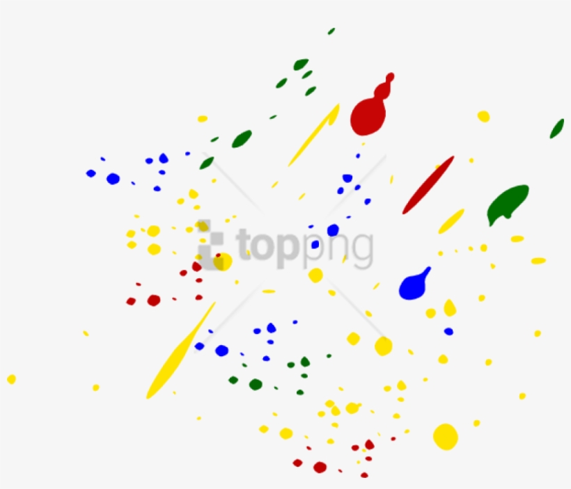 Free Png Colorful Paint Splatters Png Png Image With - Gold Paint Splatter Png, transparent png #9766822