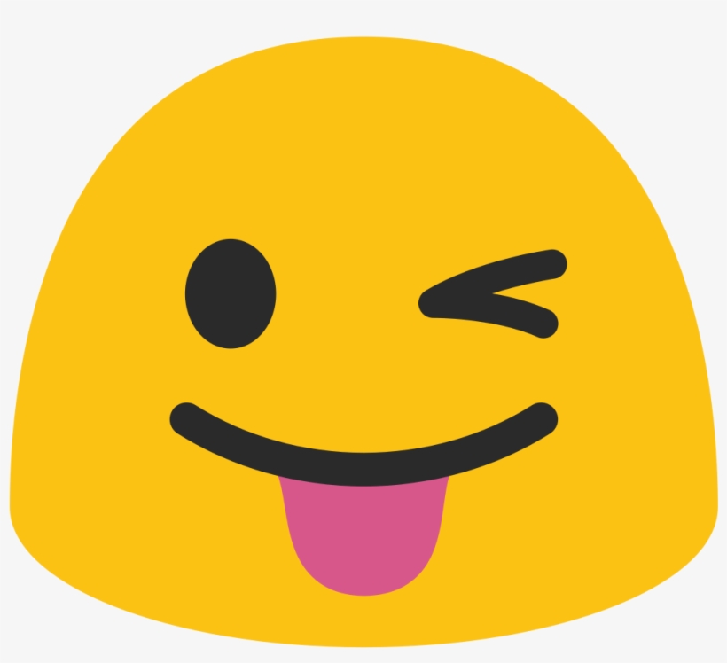 Winking Emoji Svg Files - Emoji Sacando La Lengua, transparent png #9767323